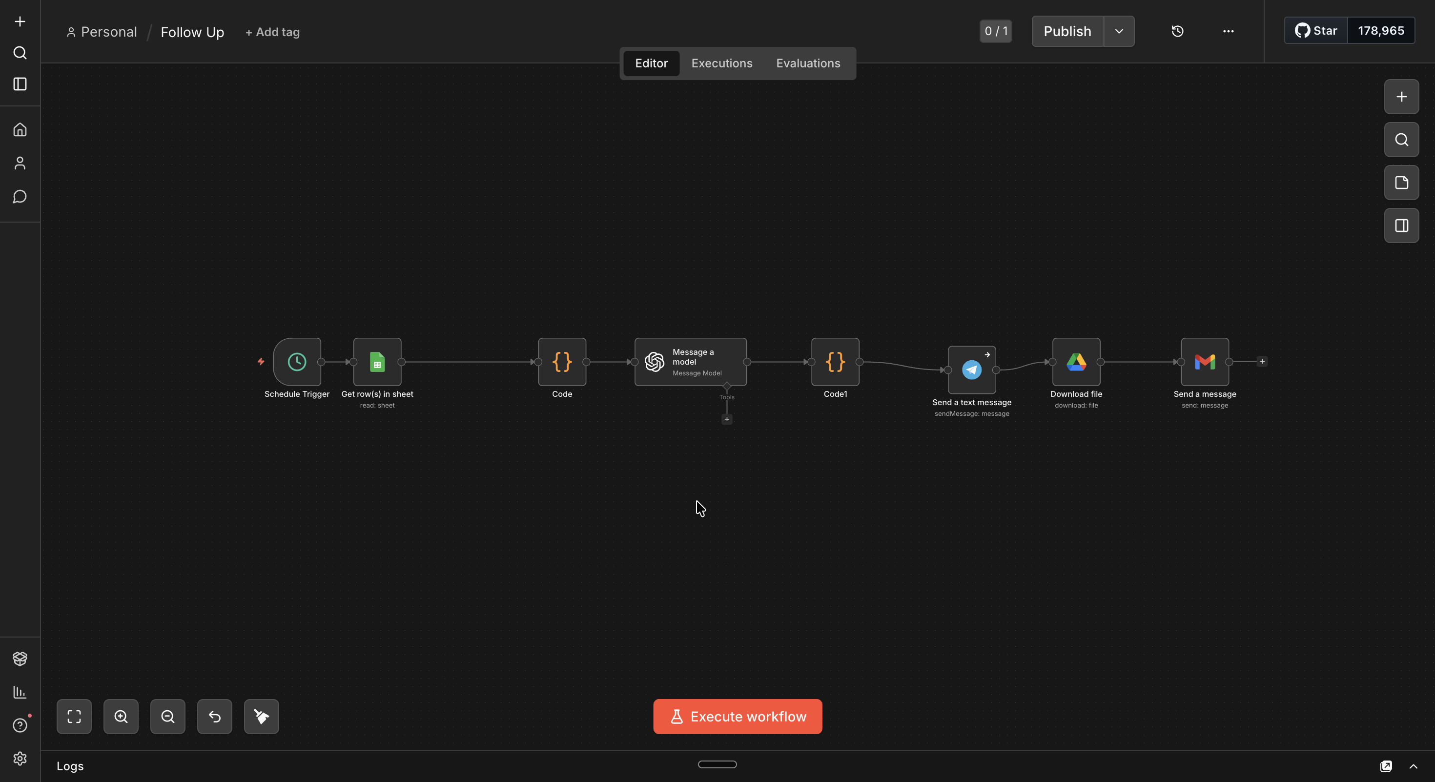 Follow Up Workflow in n8n
